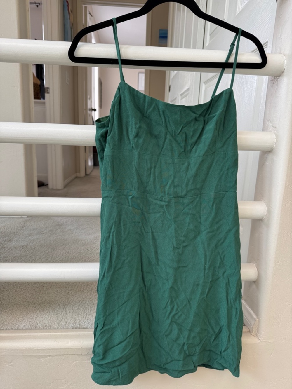 Sunday Best Teal Textured Slip Dress